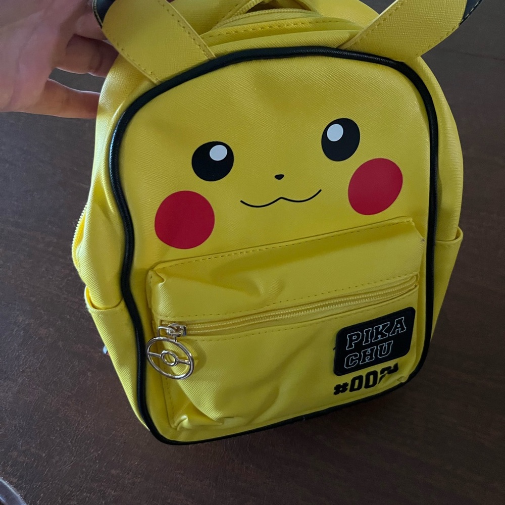 Crescent Yellow Pikachu Kids Backpack
